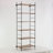 Cole And Grey Wood Rectangular 6 Level Shelving Unit With Black Metal Ladder Frames-101938630