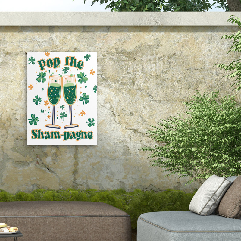 Toile d'extérieur Jess Stempel Shampagne, H 14 po x l 19 po