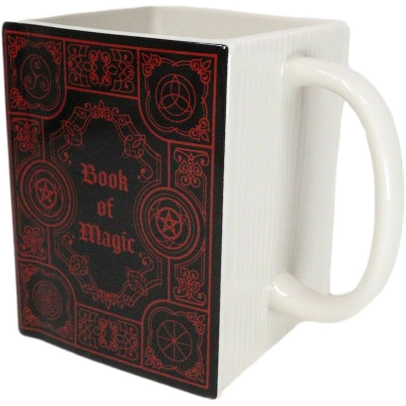 Tasse carrée carrée en céramique Red Age Of Book