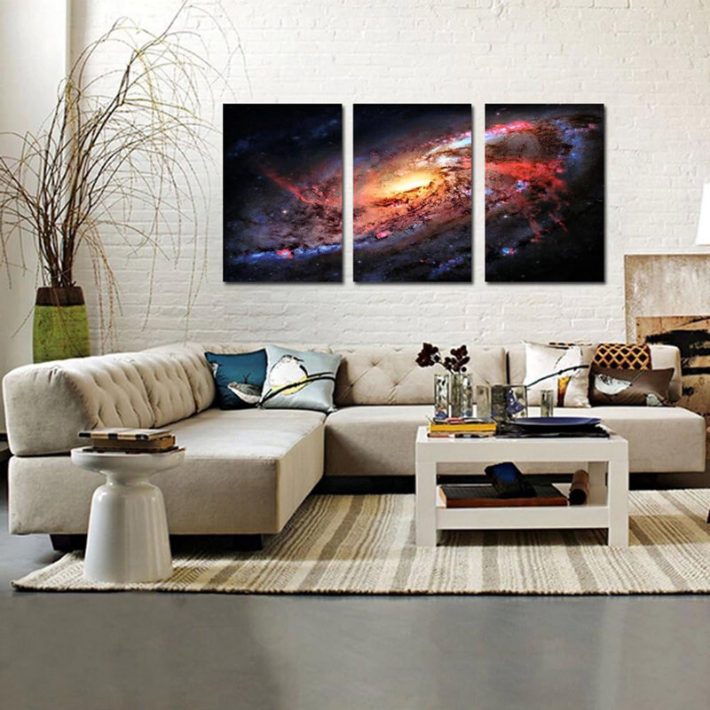 3 Piece Wrapped Canvas Wall Art