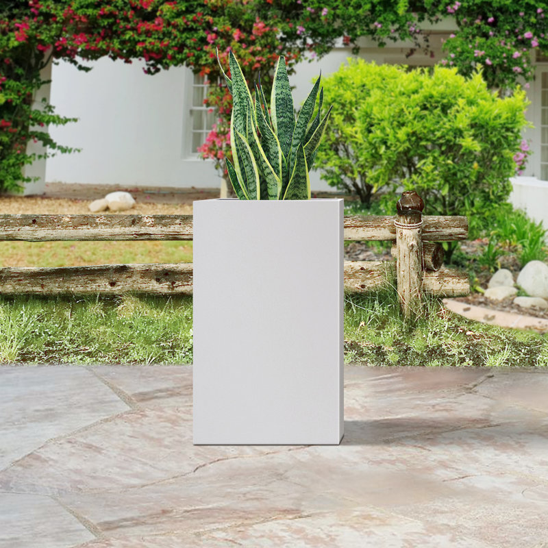 Pot à fleurs Weylan, H 28 po x l 14 po x P 14 po