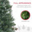 Arbre de Noël artificiel pin 6 pi - base incluse