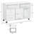 Printer Stand Home Office Mobile Cabinet With Caster Wheels