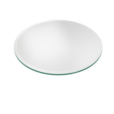 Petit plateau de table en verre, 16 po x 16 po x 20 po x 30 po x 30 po, verre trempé transparent, peu encombrant pour une petite table d'appoint / d'appoint et un petit appartement