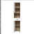 Sonoma Oak/White High Gloss selected
