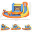 Château gonflable 5-en-1 avec piscine gonflable Outsunny Kids