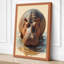 Hippopotamus Rising Modern - Wrapped Canvas-1417193772-1417193780