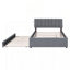 Lit plateforme tapissier avec lit gigogne simple Teddy-925476991-925476984