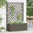 vidaXL Planter Trellis Raised Flower Bed Self Watering System Rattan Look-61686726-61768048