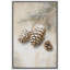 «Christmas Pinecone Rustic Christmas Winter Christmas Christmas Decor», reproduction d'art sur toile encadrée-107118060-107118056