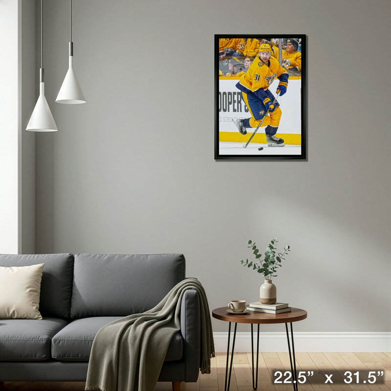 Steven Stamkos 20 x 29, toile encadrée, prédateurs de Nashville