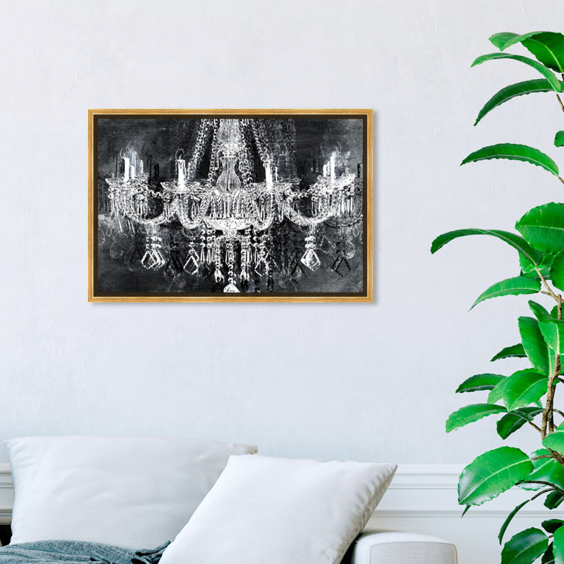 «Burst Creative Crystaltraction», impression sur toile tendue, H 24 po x l 16 po, Cadre doré