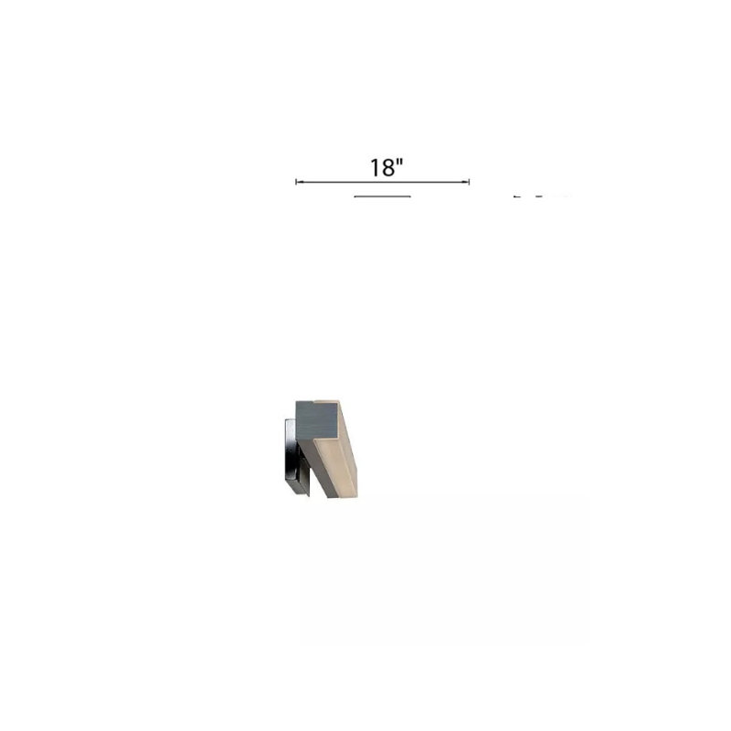 Brink 1 - Light LED Bath Bar, 3" H x 24" W x 2.75" D, Brushed Aluminum, 3000K
