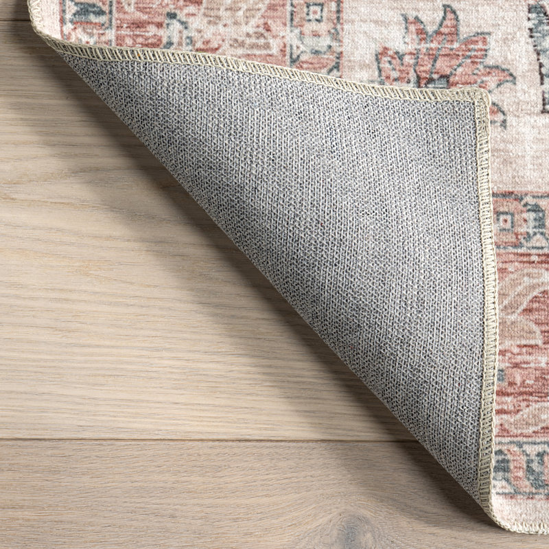 Tapis rétro lavable à la machine Layna SpinClean, Rectangle 4 pi x 6 pi