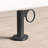 Who Goes There? 5'' H Powder-coated Steel Tabletop Candlestick-94578728