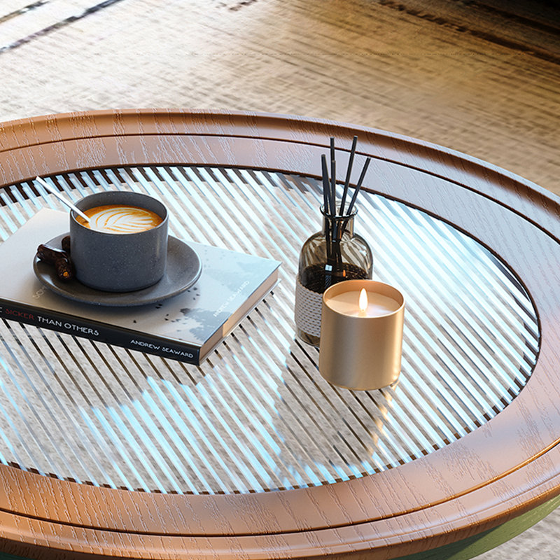 Table de bout en frêne rétro