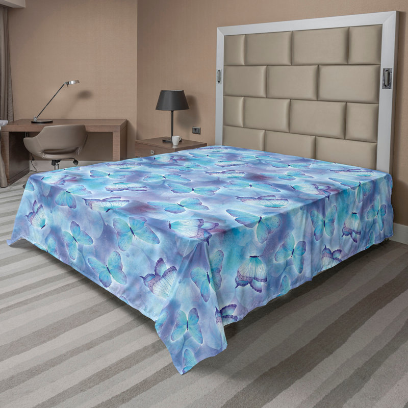 Drap plat Ambesonne Spring, Drap plat de taille double