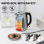 SUPERLEX 1.7L Stainless Steel Electric Tea Kettle