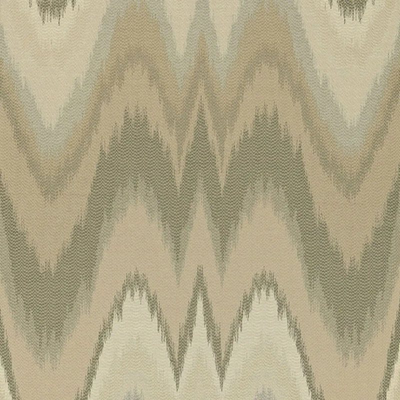 Schumacher x Mary McDonald Bargello Fabric, Taupe/Tan