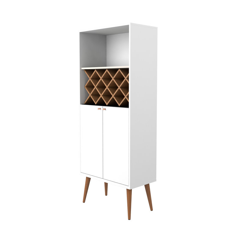 Bibliothèque Utopia avec 4 tablettes, Blanc
