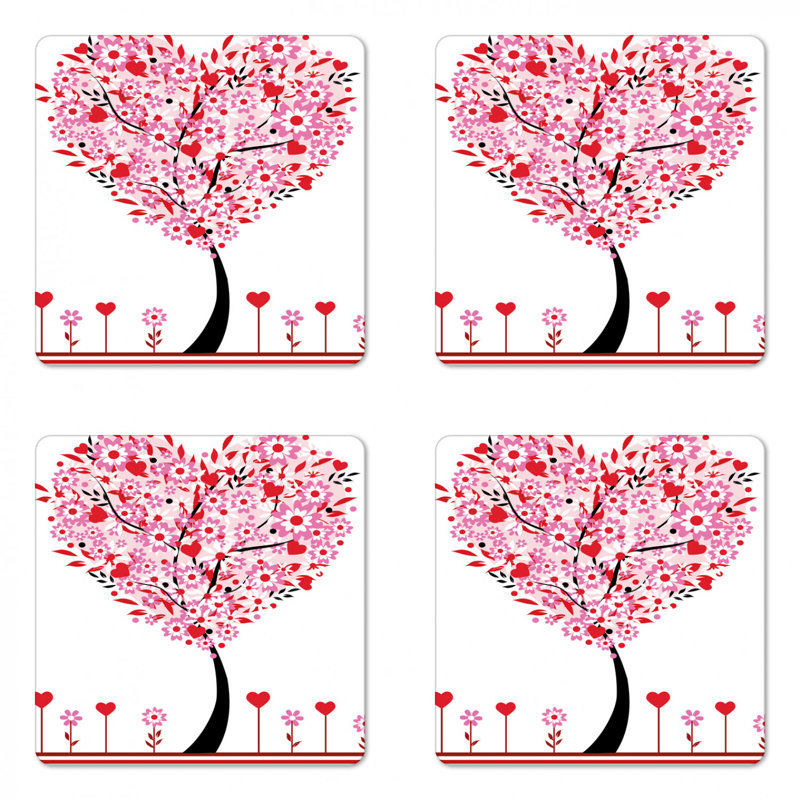 Sous-verre saint-valentin