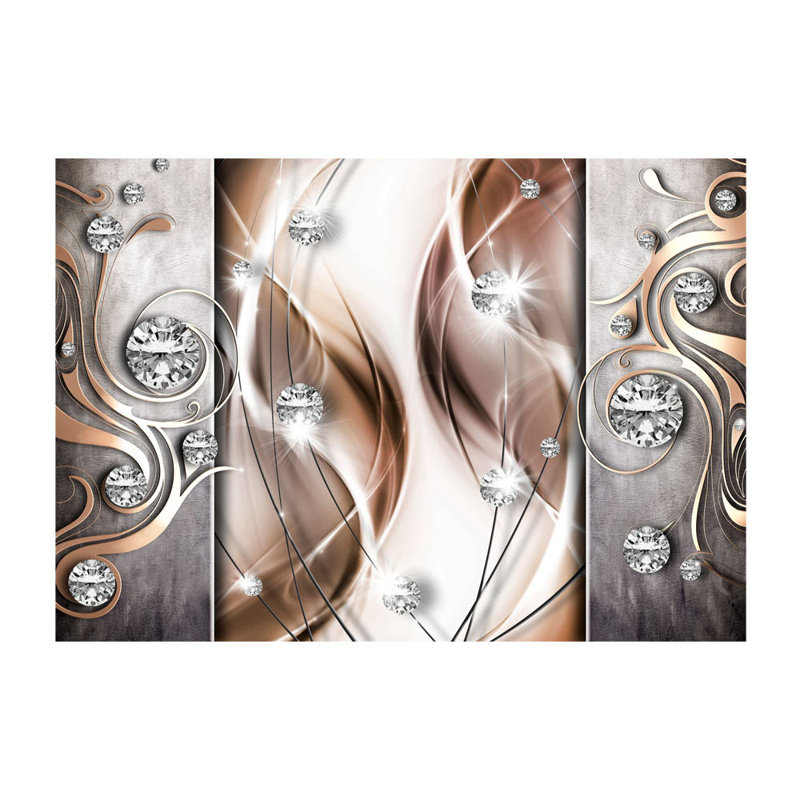 Diamond Semi-Gloss Paste the Wall Mural, 280cm H x 400cm W x 0.02cm D