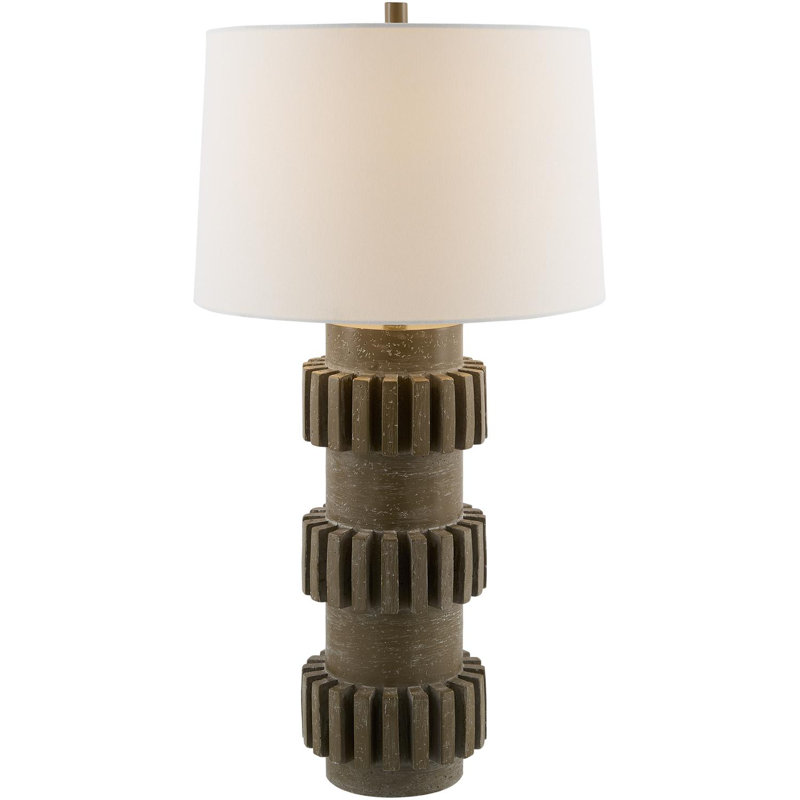 Lampe de table Alveena, Vert