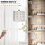 Luminaire suspendu tambour 1 lumière Donjae