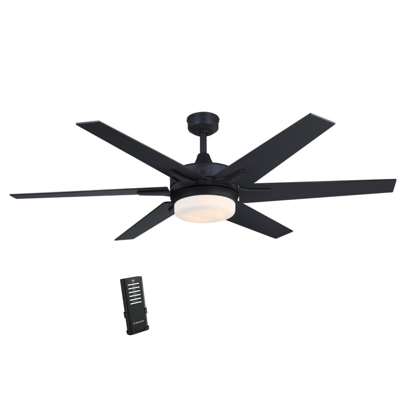 Ventilateur de plafond d'intérieur de 60 pouces avec luminaire DEL à intensité variable Cayuga