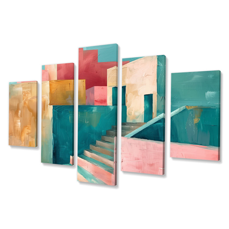 Yanis - City Buildings Wall Decor Set