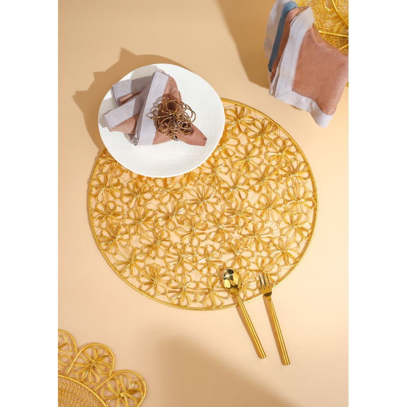 Napperon Golden Bloom