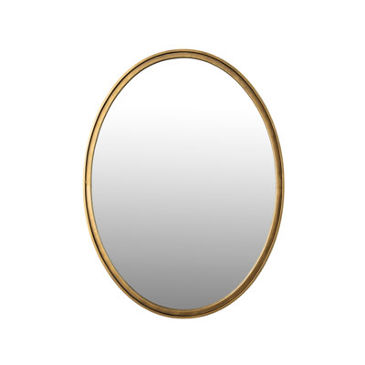 Matz Oval Metal Wall Mirror