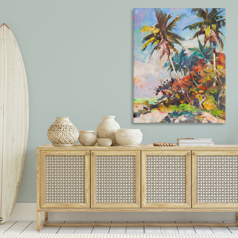 «Vivid Palm Nature» par Richard A. Rodgers, H 48 po x l 36 po