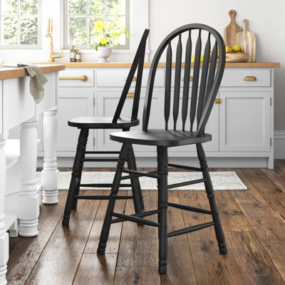 Mattes Solid Wood 24'' Counter Stool