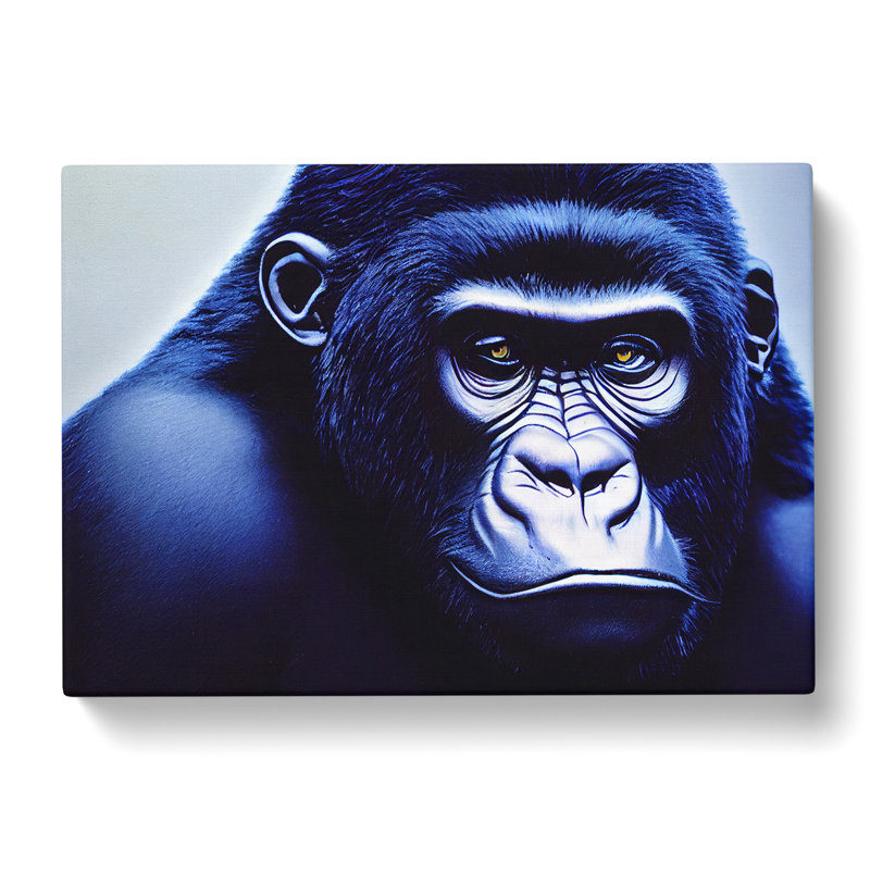 A Resplendent Gorilla - Wrapped Canvas, 35cm H x 50cm W x 3cm D