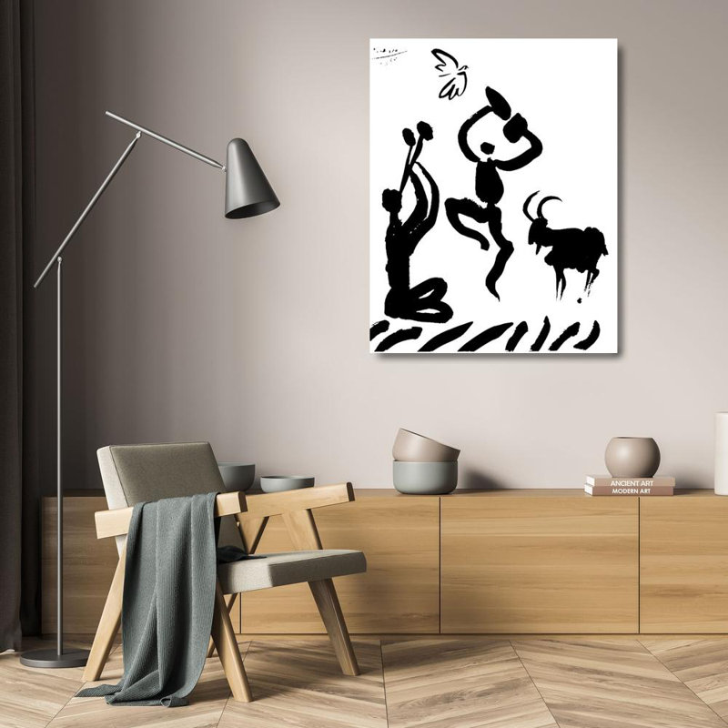 Flute Player, 24" H x 19" W