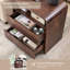 Table de bout haute 25 po avec 2 tiroirs de rangement-1870204964-1863464843