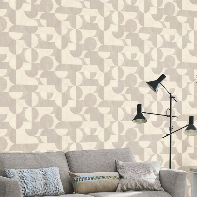 Rouleau de papier peint L 33 pi x l 20,9 po, gris