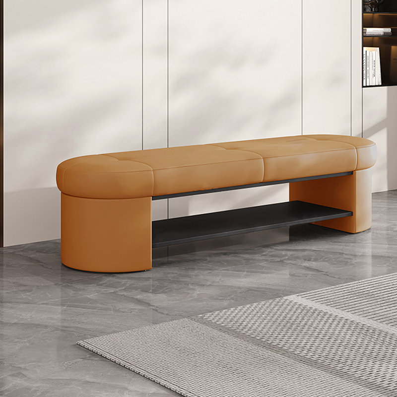Banc avec revêtement, Orange