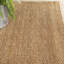 Tapis géométrique en jute tissé à la main Bellinger-946739521