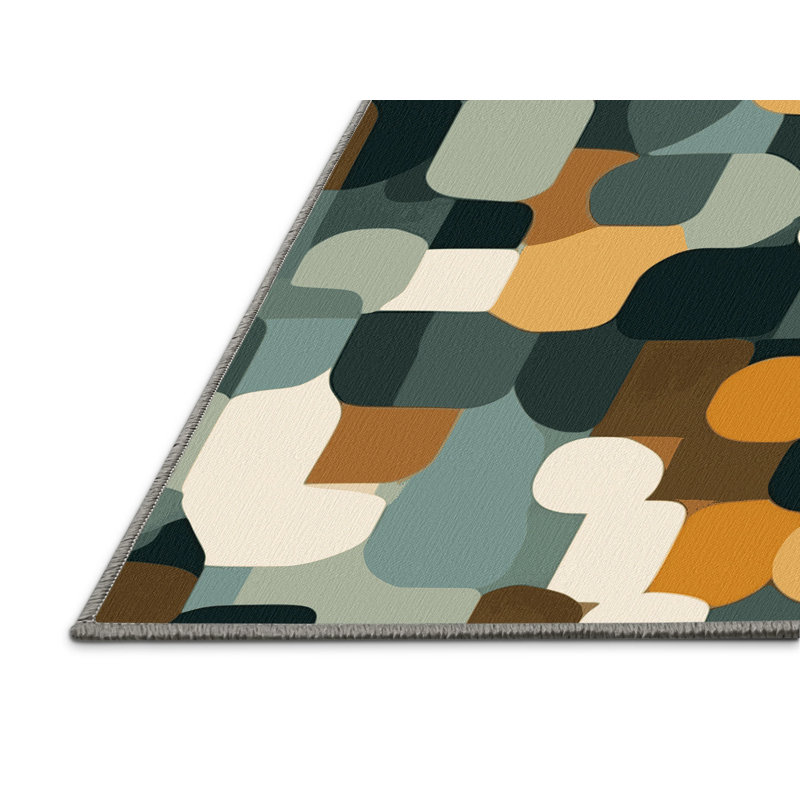 Square Spectrum Rug, Rectangle 6' x 9'