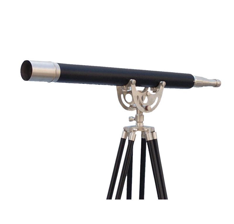 Delaware Entertainment Decorative Telescope, Black/Silver