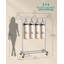 Bonville Adjustable Rolling Clothing Rack-1157794821