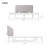 Kert Upholstered Metal Platform Bed-2086479822-2086479820