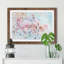 Japanese Cherry Tree In Pink - Single Picture Frame Painting-48301063-48301062