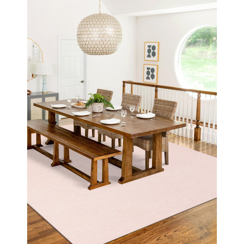 Contemporary Niall Area Rug Pink Roses Color, Rectangle 2'2" x 3'1"