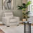 Barton Leather Sofa & Chair Set, Taupe