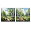 Birch Woods Silent Woods - Ensemble de 2 boules carrées-1459392233-1459392238