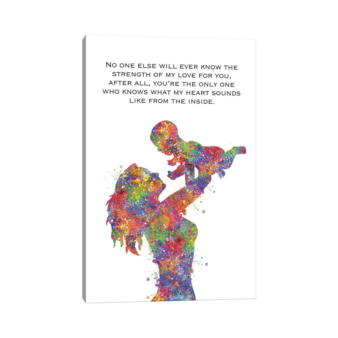 " Mother Baby Quote " by Genefy Art East Urban Home 