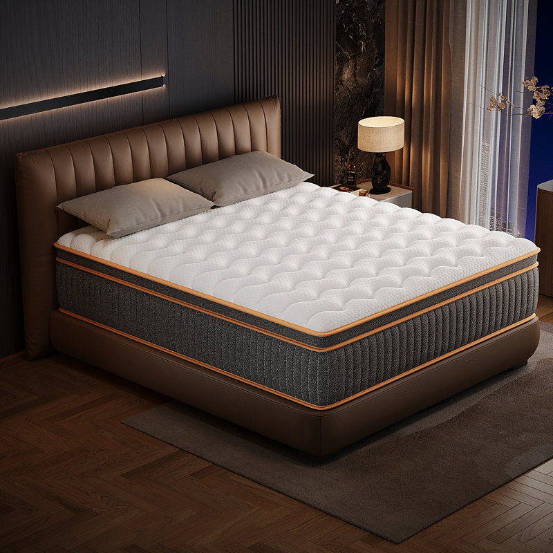 12In King  Mattress, Hybrid Mattress In A Box, Memory Foam And Individual Pocket Springs, Edge Support, Motion Isolation & Pressure Relief, Medium Firm, 365-Night Trial
